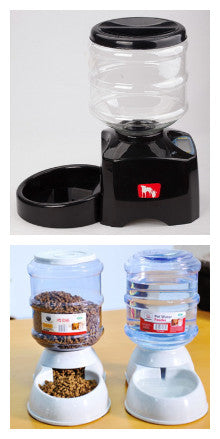 Automatic Pet Feeder with Voice Message Recording and LCD Screen
