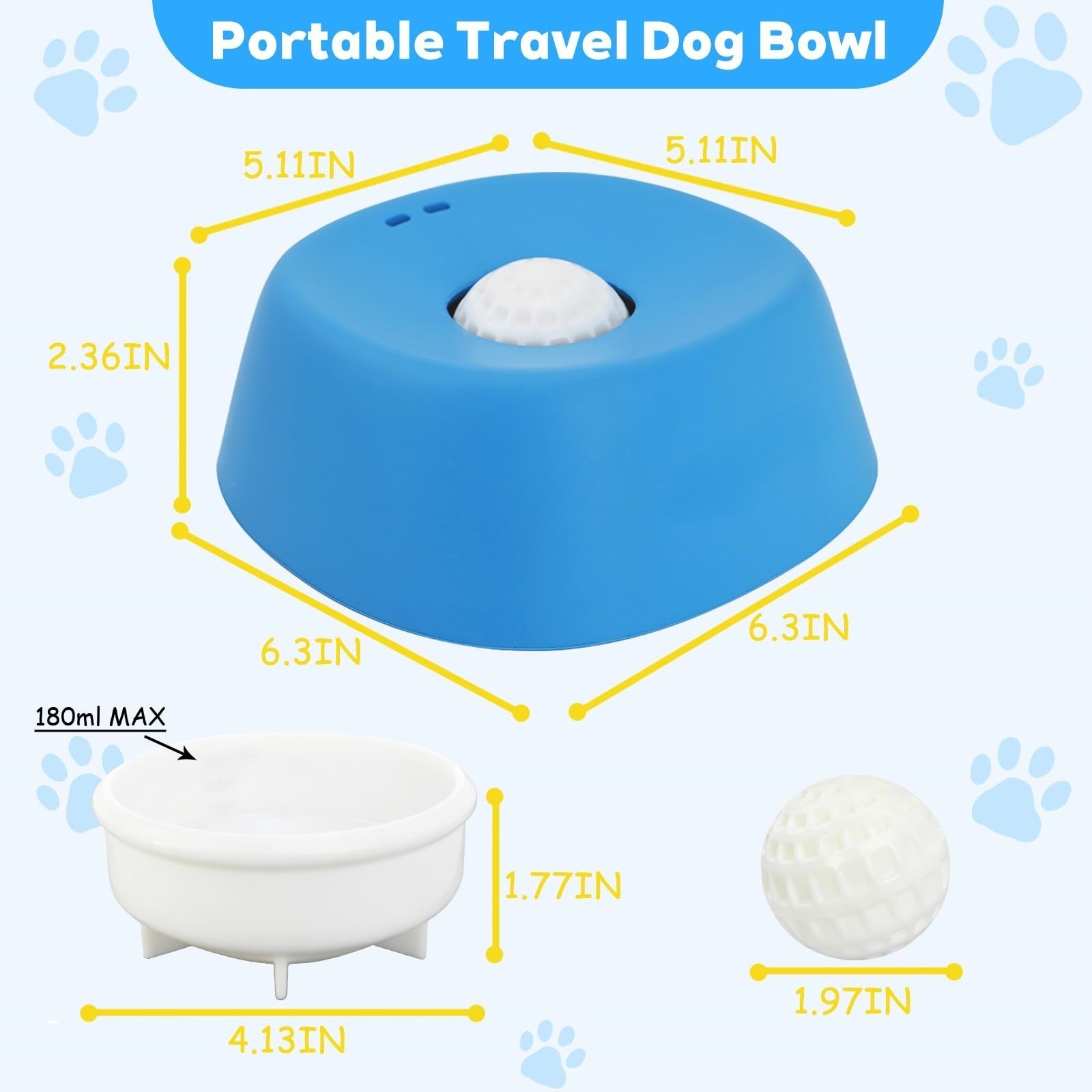 Pet Calming Slow Feeder for Anxious Pets