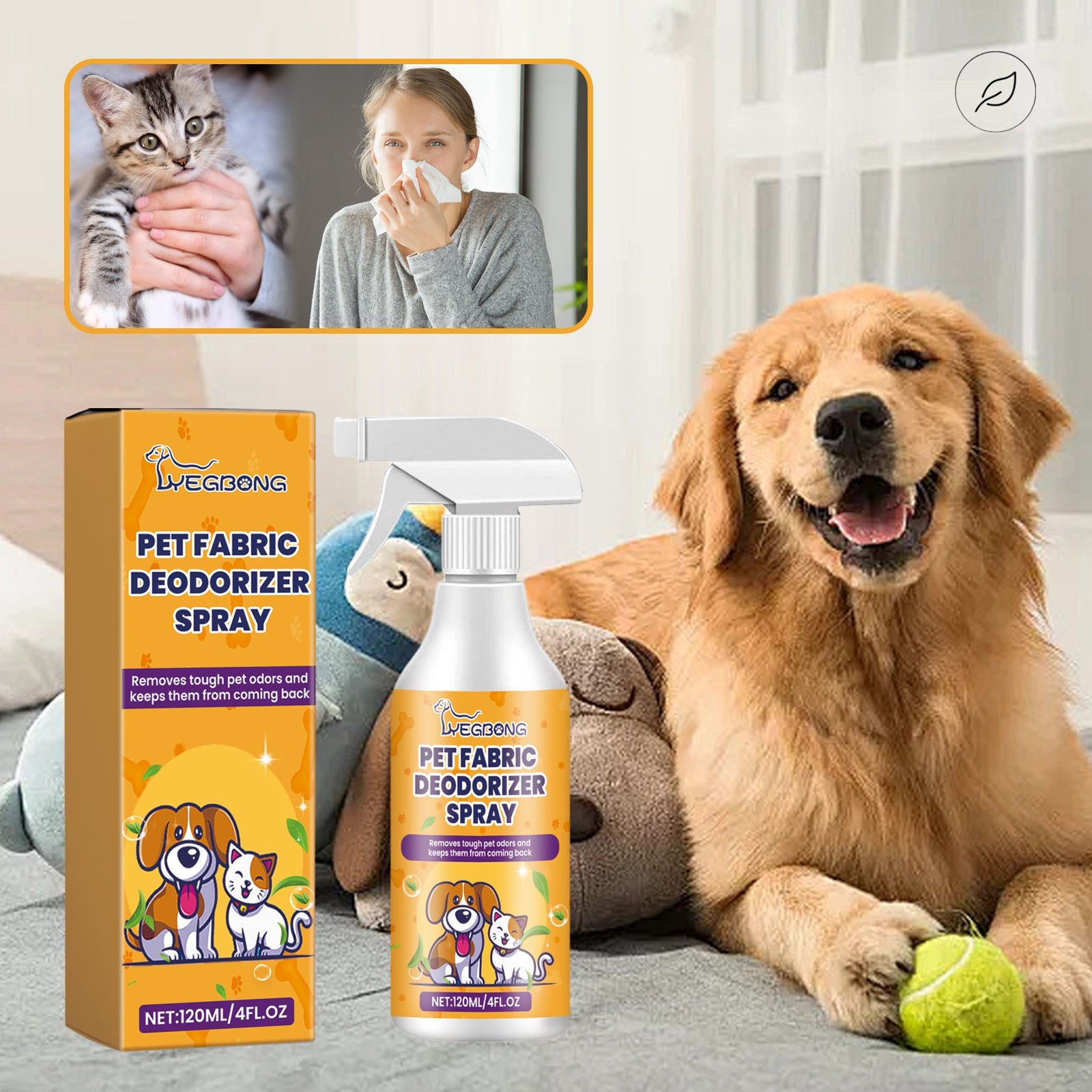 FreshPaws Pet Deodorant Spray