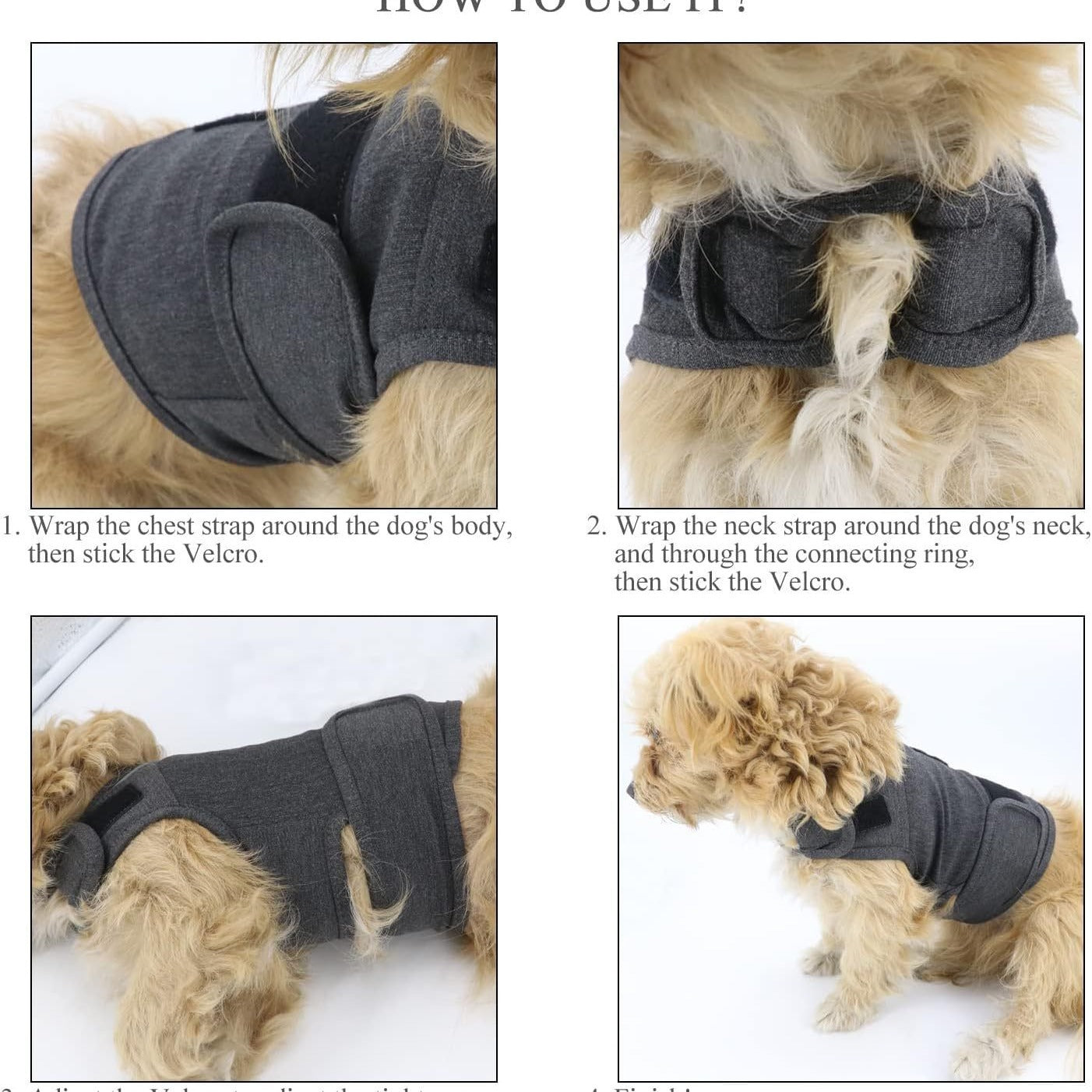 Classic Pet Calming Vest for Everyday Anxiety Relief