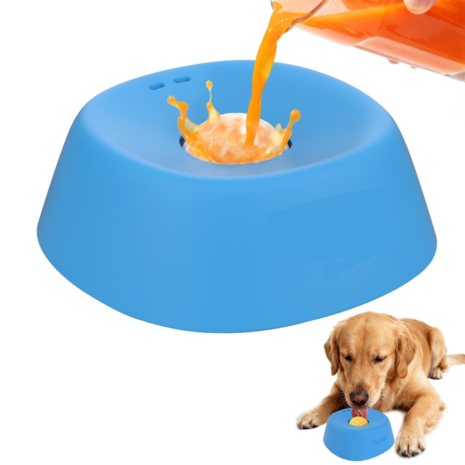 Pet Calming Slow Feeder for Anxious Pets